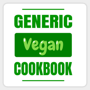 Generic Vegan Cookbook Sticker